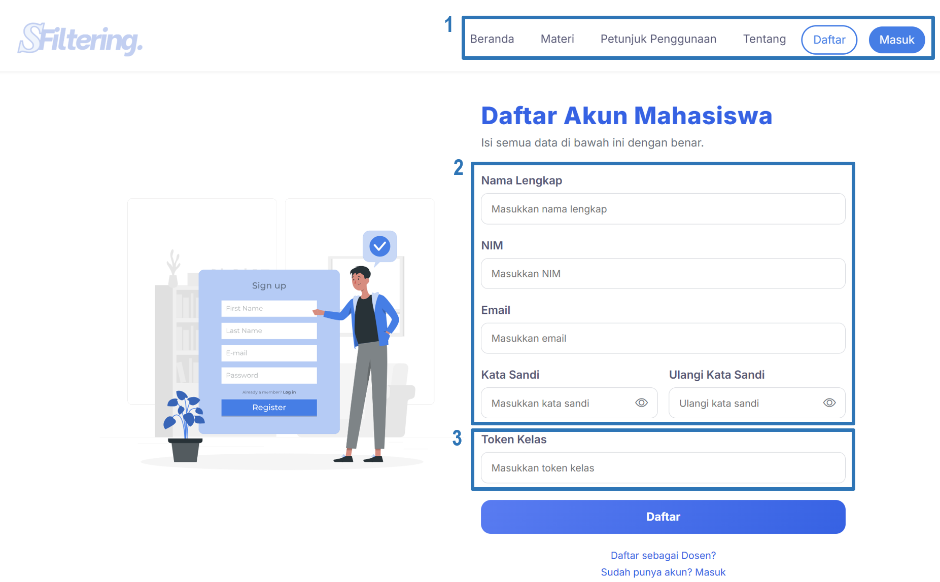 Daftar akun